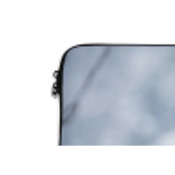 Roodborstje - Tak - Sneeuw - Winter - Levendig laptophoes neopreen klein -detail