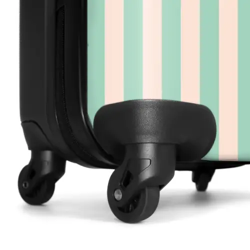 Quotes - Ciao mintgroen en zalmkleur NBS - Handbagage koffer - Kinderen Unisex middel -wiel