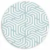 Patronen - Abstract - Driehoek - Geometrie Wandcirkel plexiglas klein 852 -3d