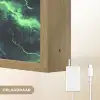Groen - Bliksem - Storm Light Box met batterij (Wandlamp) middel 907 -USP_websiteoplaadbaarNL