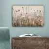 Bloemen - Roze - Modern - Beige canvas 2cm klein -sfeer4