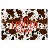 Koeienprint - Limited edition - Rood Placemat vinyl groot -zzsfeer1_Kitchenyeah-website
