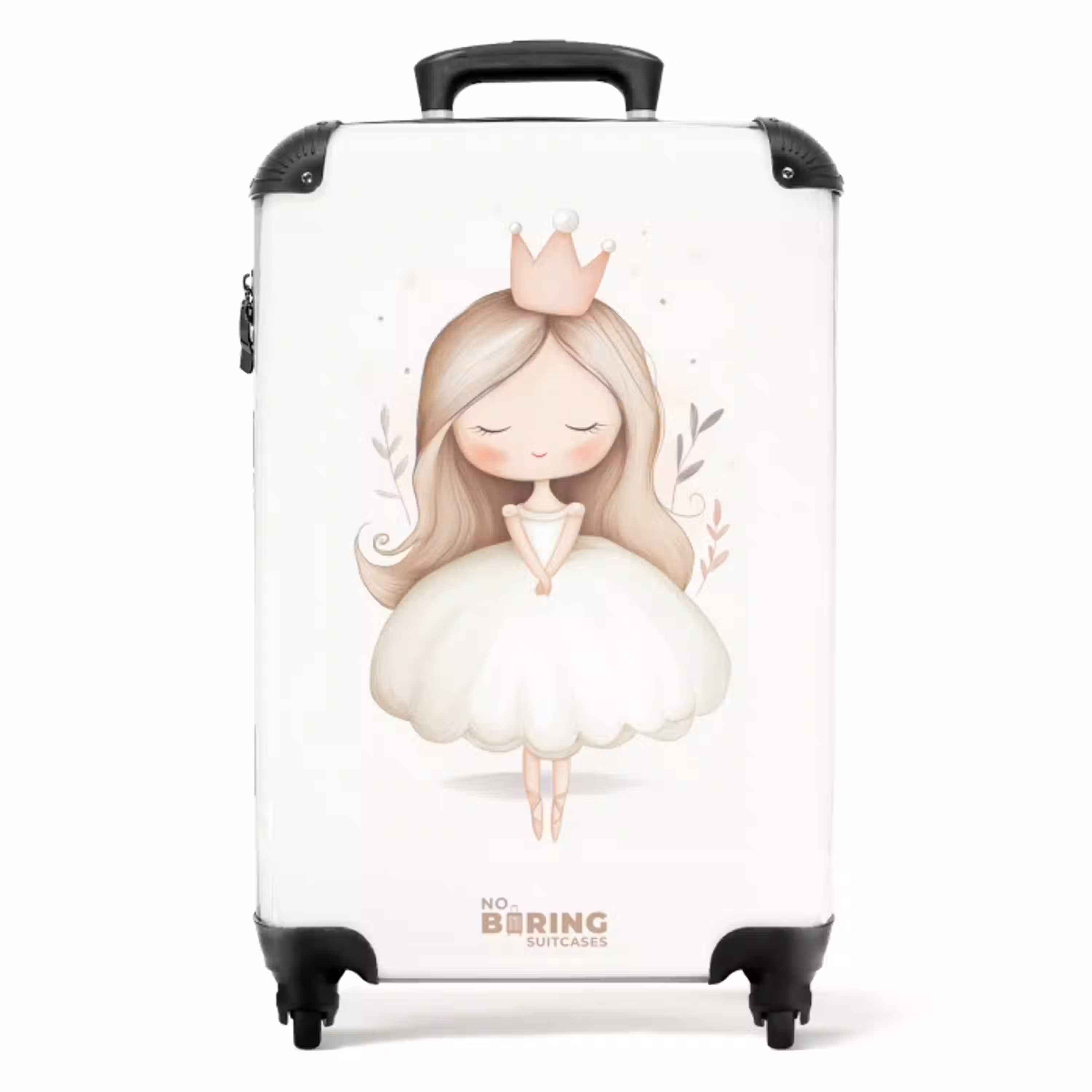 Sierlijke prinses in het wit NBS - Handbagage koffer - Volwassenen Unisex middel -productfoto_recht