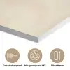 Minimalistisch - Tak - Bladeren - Zwart PET vilt klein -closeup_NL