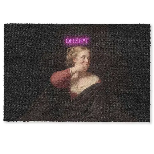 Quote - Neon - vrouw Deurmat klein -zkaufland3d