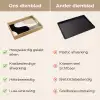 Abstract - Japandi - Beige - Modern Dienblad Rechthoek middel -USP_VergelijkingNL