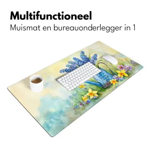 Lavendelbloemen - Quote - Gieter Muismat XXL klein -sfeer4