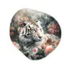 Tijger - Wilde dieren - Bloemen - Jungle Wandcirkel Organisch Forex 3mm klein -3d