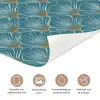 Symmetrisch - Patroon - Blauw deurposter klein 289 -closeup_NL