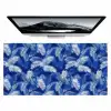 Palmblad - Patroon - Blauw Muismat XXL klein 681 -zzz3d