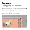 Waterijsje - Pasteltinten - Minimalistisch Muismat XXL klein -sfeer5