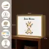 Giraffe - Roze - Kauwgom Light Box met batterij (Wandlamp kind) middel -USP_websiteoverzichtNL