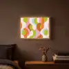 Abstract - Vormen - Roze Light Box met batterij (Wandlamp) middel -sfeer4