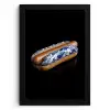 Hotdog - Porselein - Delfts blauw - Eten KitchenYeah - Keuken - Fotolijst klein -3d