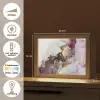 Marmer - Abstract - Goud - Paars Light Box met kabel (Tafellamp) klein -USP_NL