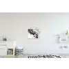 Marmer - Goud - Abstract - Zwart Wit - Luxe textielposter latten blank klein -kinderkamer