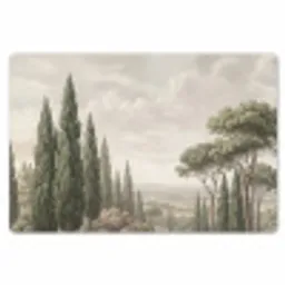 Vallei - Bos - Natuur - Groen Placemat vinyl groot -zzsfeer1_Kitchenyeah-website