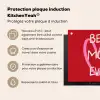 Moeder - Quote - Hartje - Rood Inductie beschermer vinyl 3mm middel -zzzzzzusp-haakje_FR