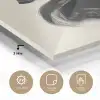 Strepen - Zwart - Abstract plexiglas 5mm klein -sfeer2