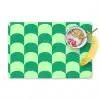 Bogen - Groen - Gestapeld Placemat vinyl groot 368 -zzzproduct_Kitchenyeah-website