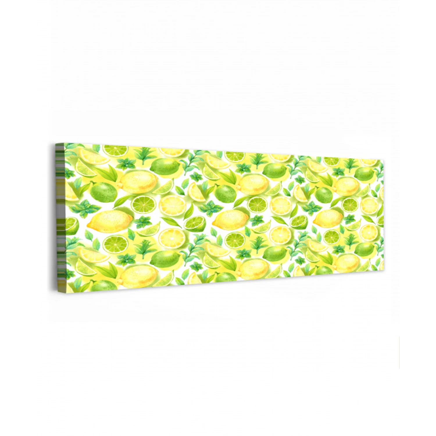 Citroen - Geel - Limoen - Groen canvas 2cm klein 828 -z3d