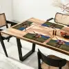 Longhorn - Landschap - Zonsondergang Placemat vinyl groot -zzsfeer4_Kitchenyeah-website