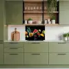 Splash - Fruit - Zwart keuken achterwand 2 middel -sfeer3