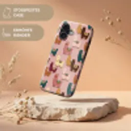 Alpaca's - Patroon - Kleurrijk Toughcase MagSafe Apple iPhone 17 klein 1017 -USP_RandenV_DE