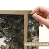 Rotsen - Zee - Boom - Groen Light Box met batterij (Wandlamp) middel -USP_websiteprintNL