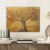 Goud - Boom - Abstract - Modern PET vilt klein -sfeer1