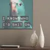 Parkiet - Turquoise - Quotes - Decoratie PET vilt klein -sfeer6_closeup