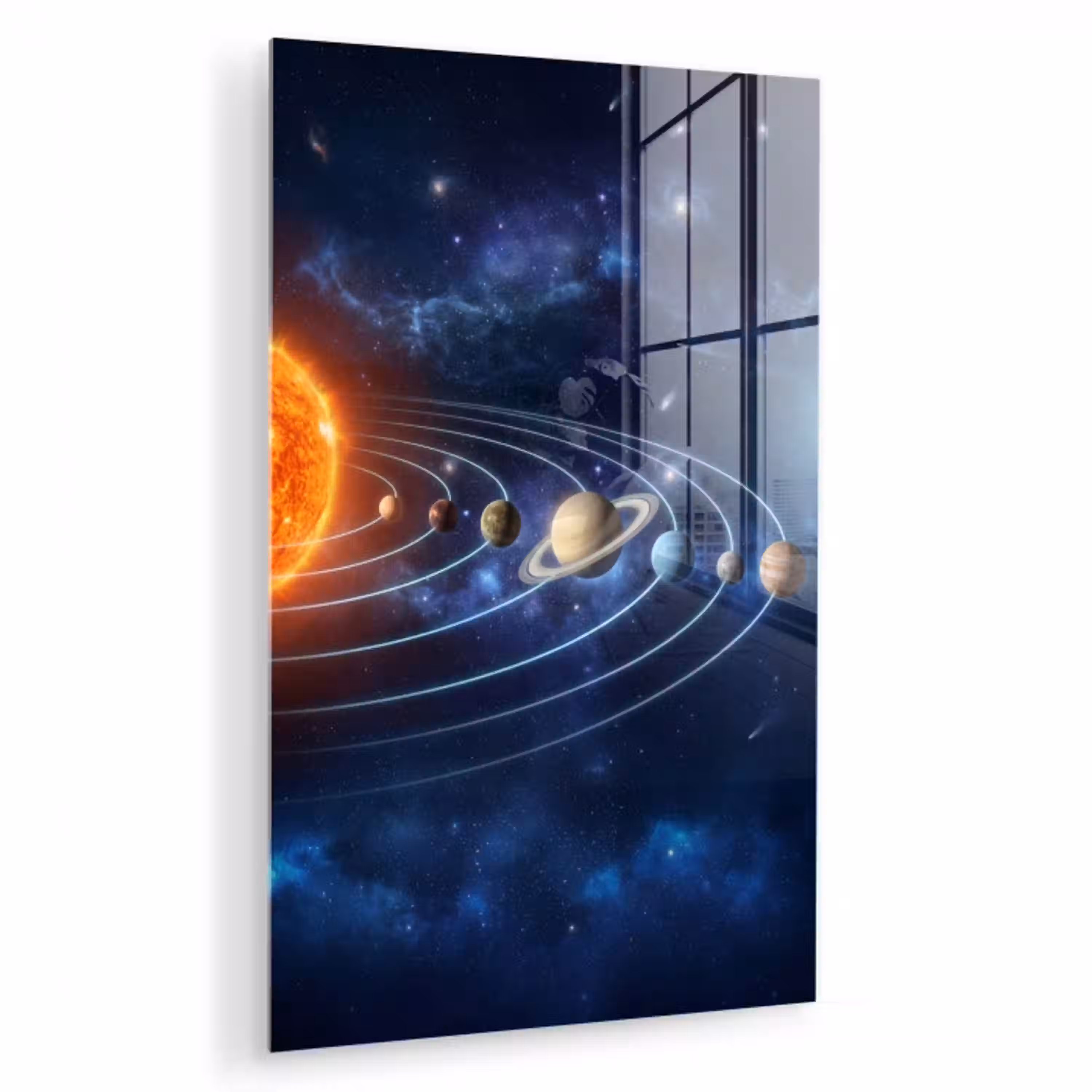 Ruimte - Zonnestelsel - Blauw plexiglas 5mm klein -zzzproduct_nieuw