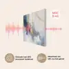 Blauw - Modern - Marmer - Abstract - Goud PET vilt klein -USP_NL