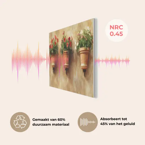 Bloempotten - Muur - Vintage PET vilt middel -USP_NL
