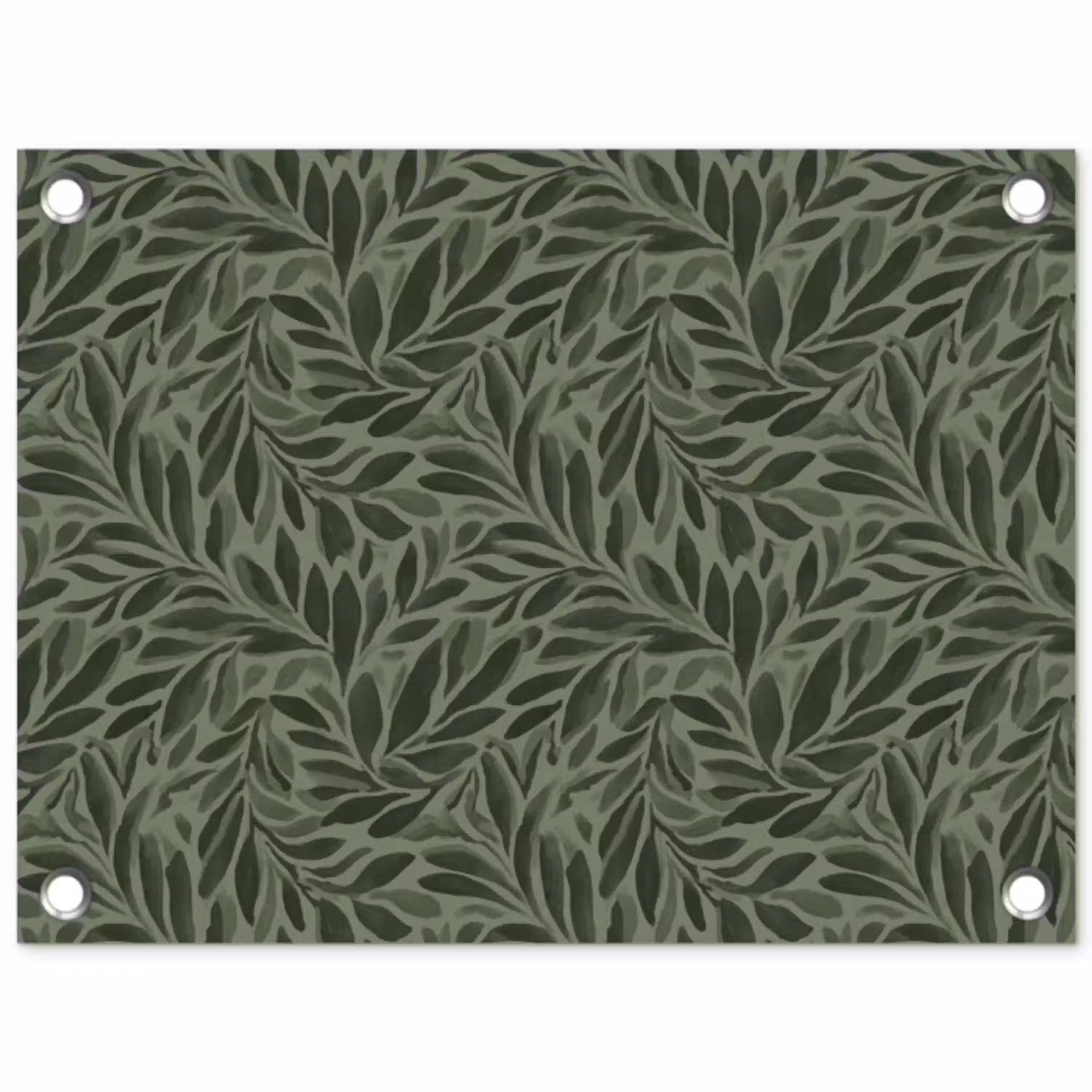 Bladeren - Organisch - Groen tuinposter los doek klein 239 -3d