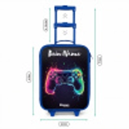 Neon - Controller - Verfspatten - Game Kinderkoffer - Blauw klein -productfoto_formaten
