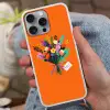 Kaartje - Boeket - Bloemen Hoesje iPhone 16 Pro Max met koord klein -sfeer3