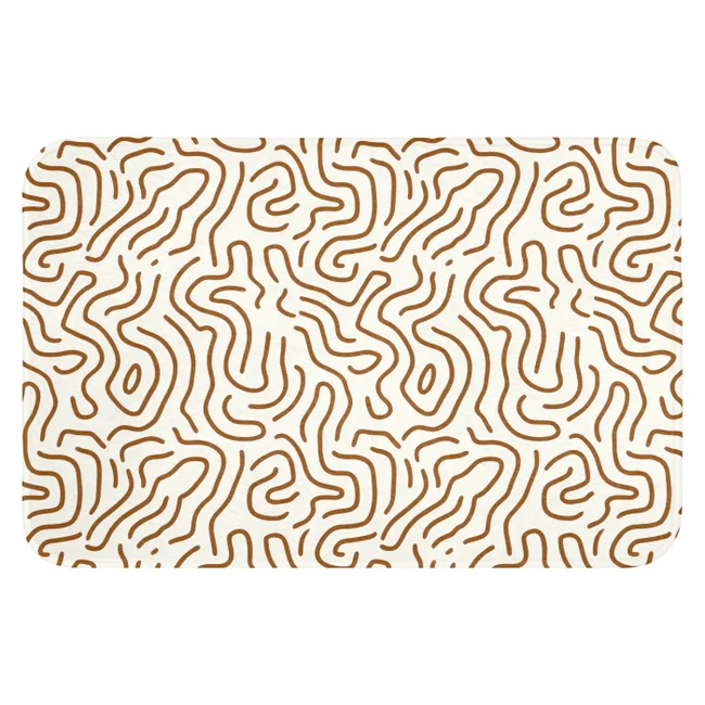 WC Mat - Minimalistisch - Patroon - Terracotta