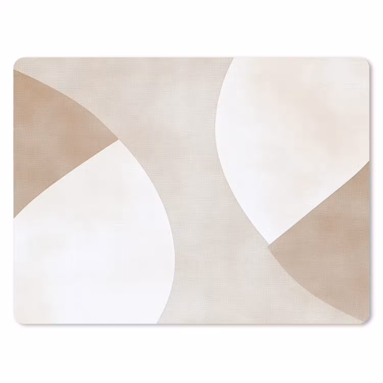 Muismat - Bruin - Japandi - Abstract