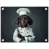Hond - Garde - Kok tuinposter los doek klein -3d