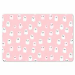 Spookjes - Patroon - Roze Placemat vinyl groot 368 -zzsfeer1_Kitchenyeah-website