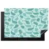 Zee - Dieren - Blauwe vinvis Inductie beschermer vinyl 3mm klein 276 -3d