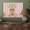 Matcha - Hond - Roze - Groen PET vilt klein -sfeer2