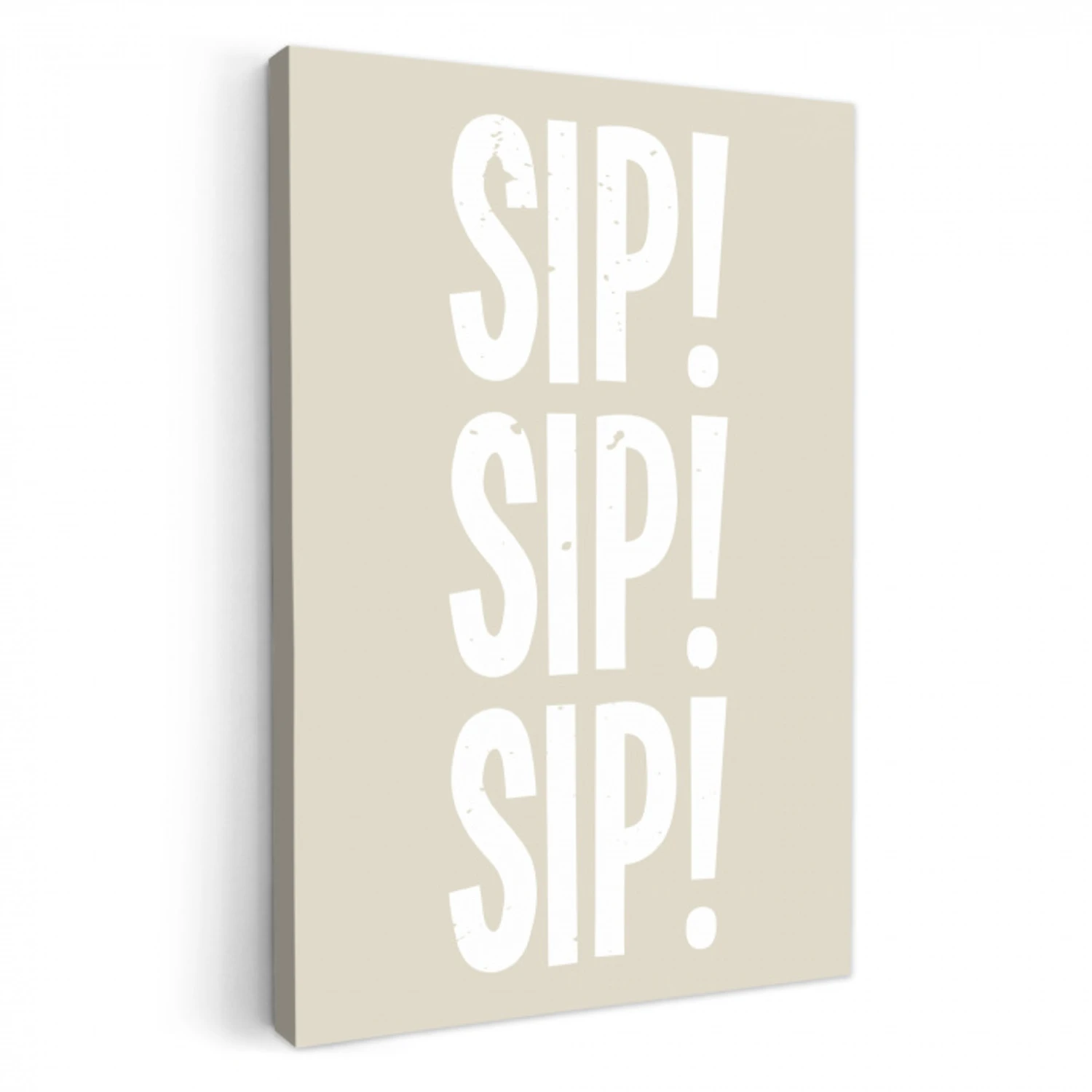 Vintage - Decoratie - Japandi - Wit KitchenYeah - Keuken - Canvas klein -3d