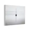 Zeilboot - Zwart - Water - Silhouet PET vilt klein -3d