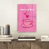 Thee - Roze - Valentijn - Tekst plexiglas 5mm klein -sfeer1