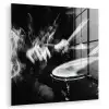 Drummer - Zwart - Drumstel plexiglas 5mm klein -zzzproduct_nieuw