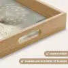Pluis - Vrouw - Beige Dienblad Rechthoek middel -USP_HandgreepNL