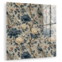 Pauw - Bloemen - Blauw plexiglas 5mm klein 11 -zzzproduct_nieuw