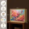Olieverf - Kunst - Abstract - Kleurrijk Light Box met batterij (Wandlamp) middel -USP_websiteoverzichtNL